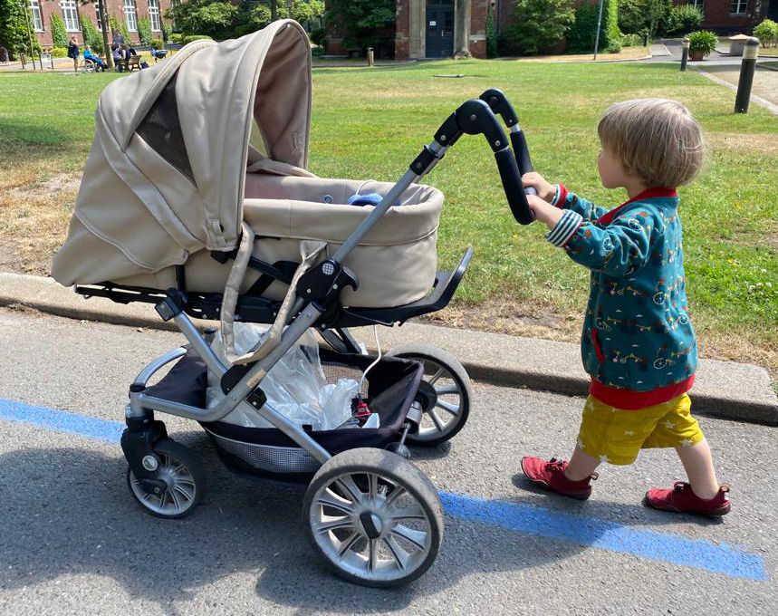 Customer photo review of The Bear Jamboree Reversible Easy Rider Jacket