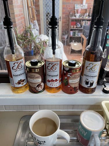 Customer photo review of Syrup Pump for 750mL Bottle - 4 PACK