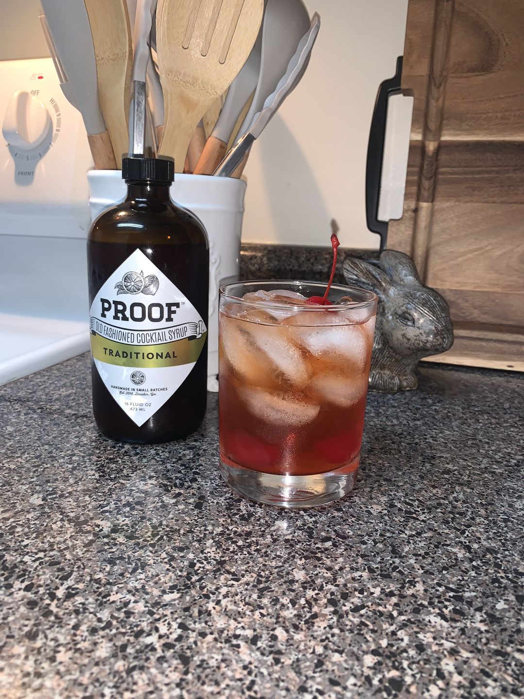Customer photo review of Old Fashioned Cocktail Syrup Mini Set