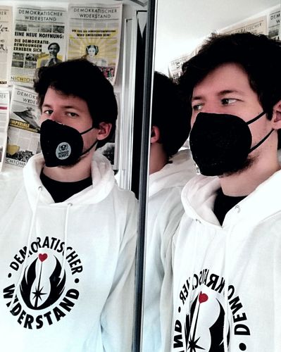 Customer photo review of 3 STÜCK MASKE KN95 (FFP2) • BUSSGELDSCHUTZ - SCHWARZ