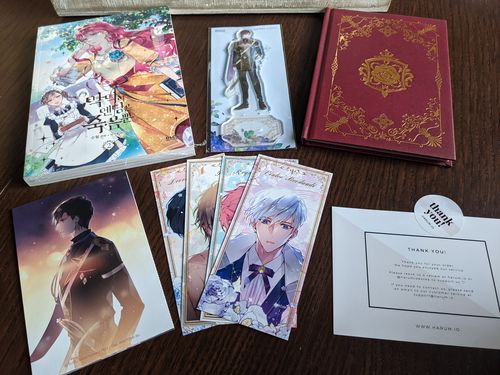 Customer photo review of Death Is the Only Ending for the Villain - Manhwa - Limited Edition
