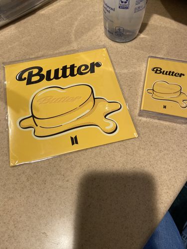 Customer photo review of BTS BUTTER - Official 7'' Limited Edition LP + Cassette Tape