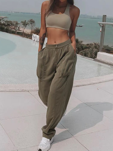 Customer photo review of Utility Cool-touch Relaxed Jogger-Burnt Antique