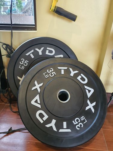 Customer photo review of Tydax Black Bumper Plates