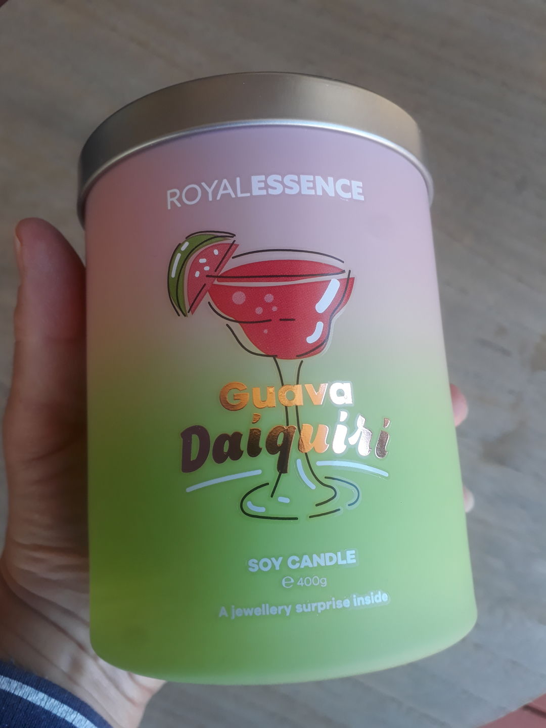 Customer photo review of Guava Daiquiri (Candle)
