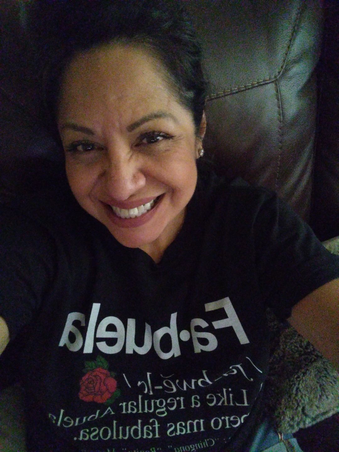 Customer photo review of Fabuela Fabulosa Abuela T-Shirt