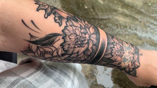 Customer photo review of Signature Tattoo Numbing Cream