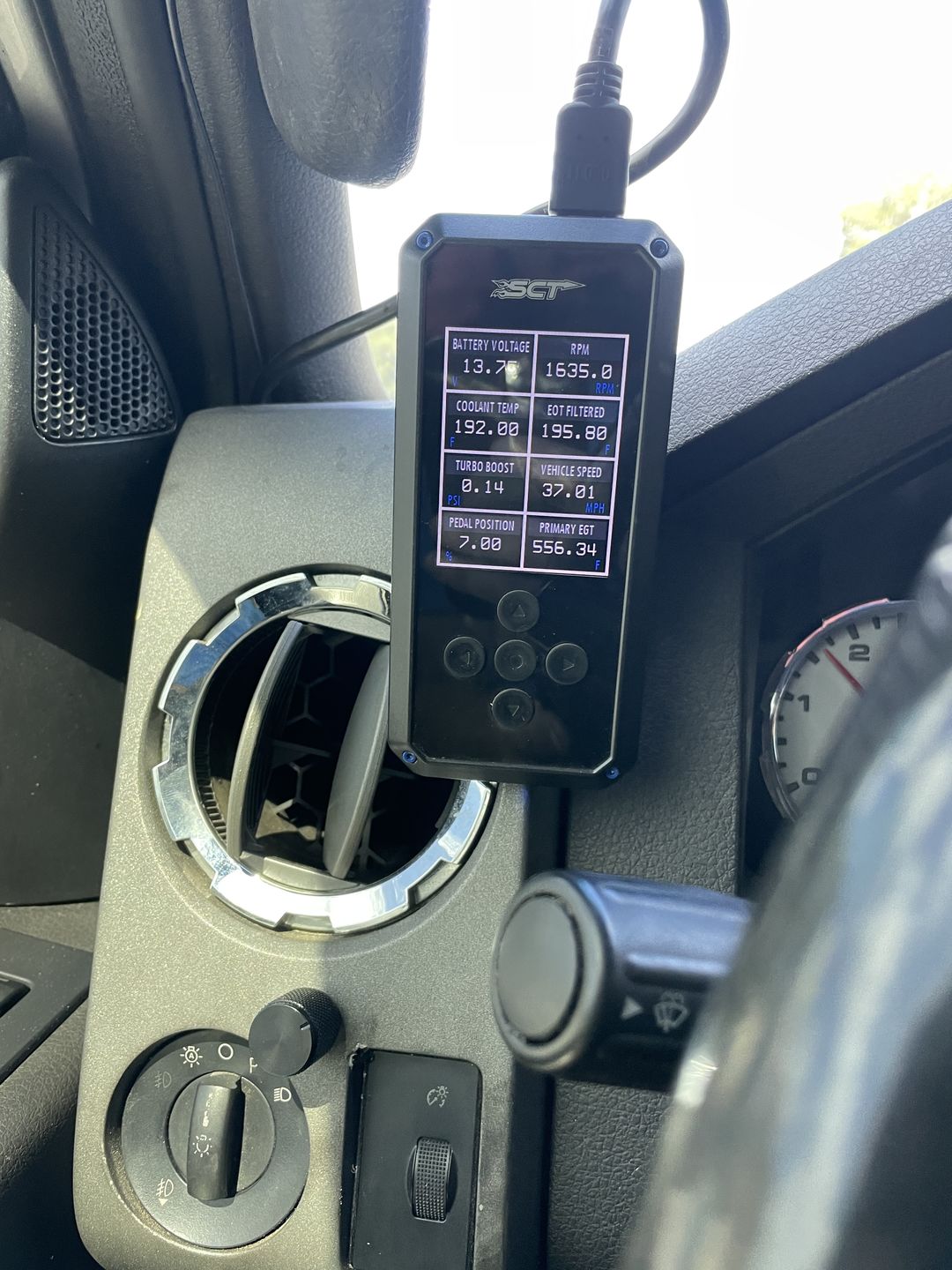 Customer photo review of 2008-2010 Powerstroke AMDP SCT Custom Tuning