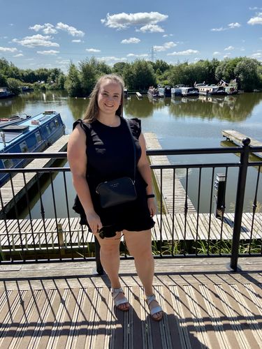 Customer photo review of Flattering Floaty Lucy Shorts - Black