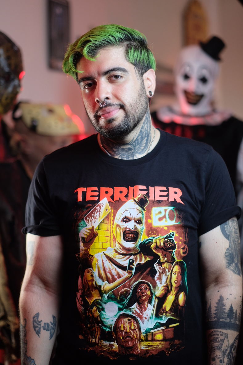 Customer photo review of Terrifier Man Of The Hour T-Shirt