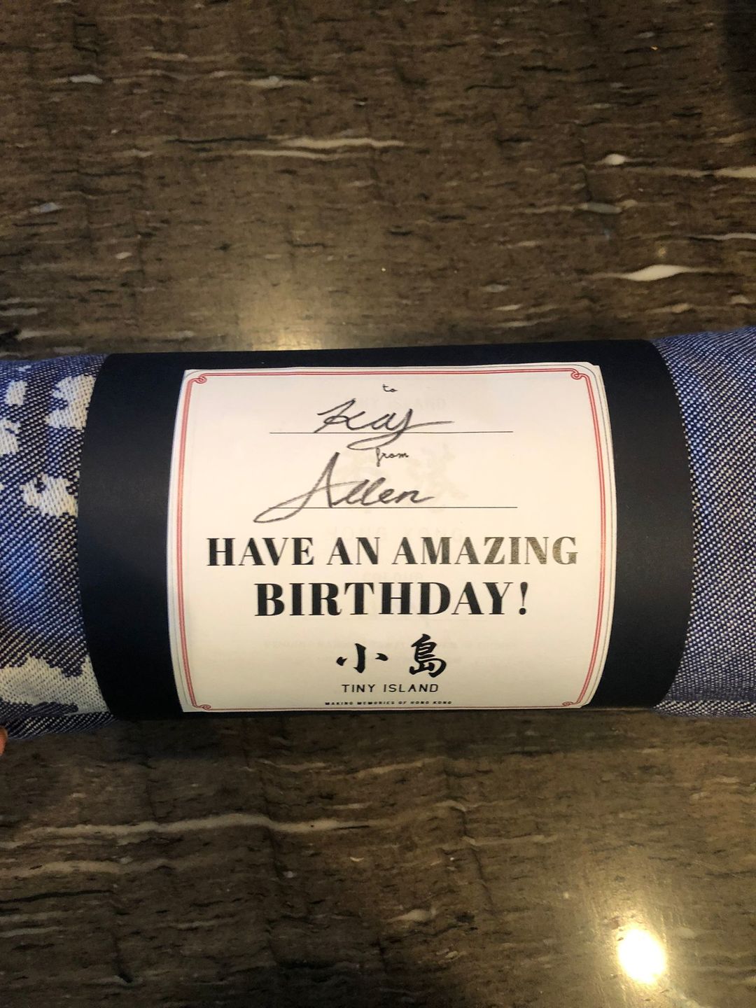 Customer photo review of Hong Kong Towel