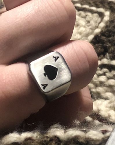 Customer photo review of GOLD OR SILVER AS SPADE