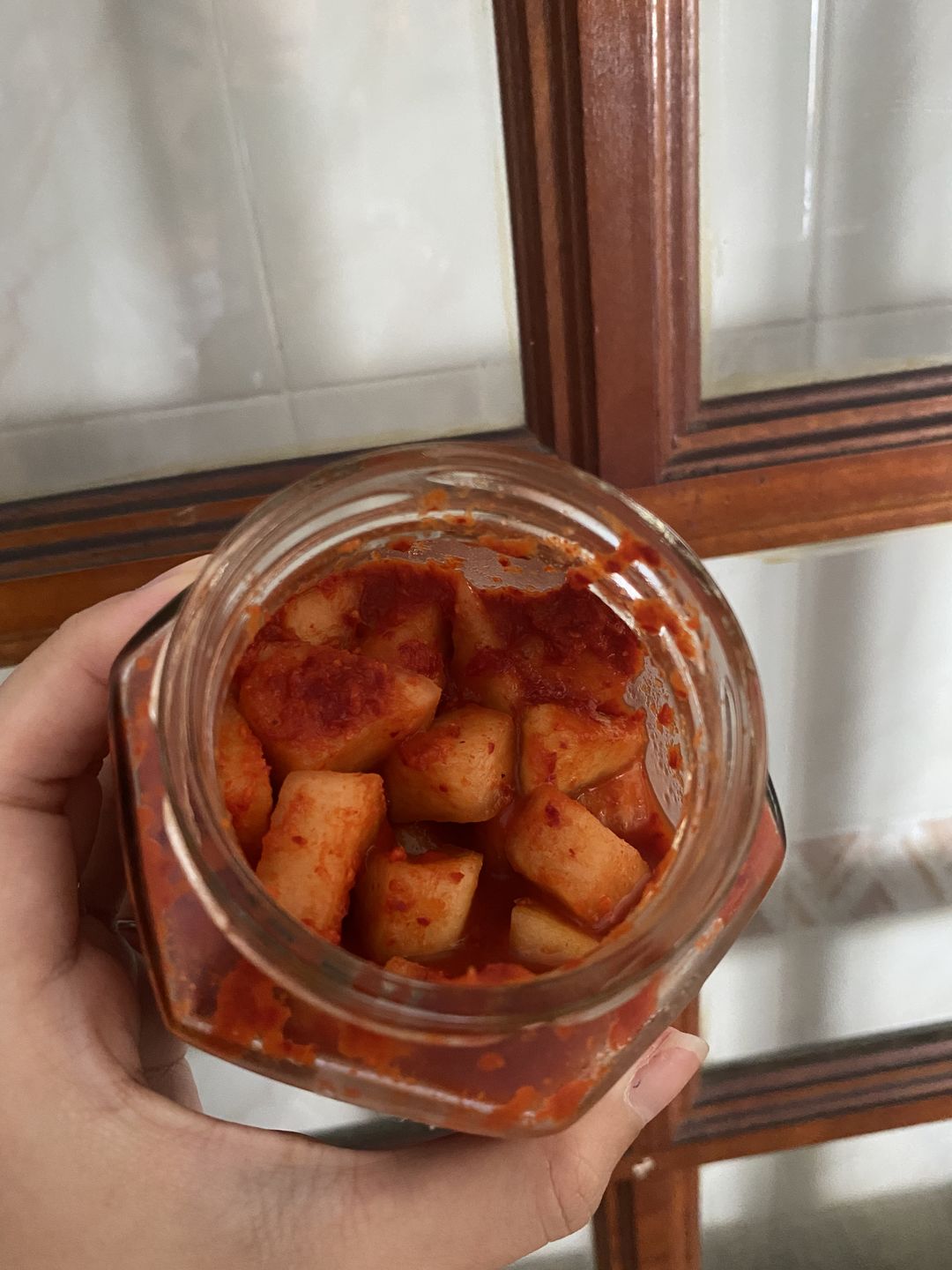 Customer photo review of JIN "Radish" Kimchi