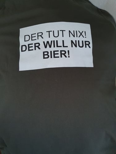 Customer photo review of DER TUT NIX! BIER  - Herren Shirt