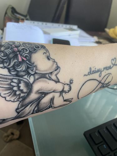 Customer photo review of Signature Tattoo Numbing Cream