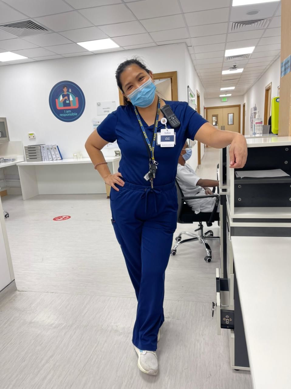 Customer photo review of H.H Works - Monica & Rebecca Women's Scrub Set