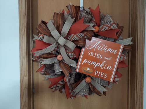 Customer photo review of 10.5"X10YD FAUX JUTE/PP CHECK CHOCOLATE RY831331