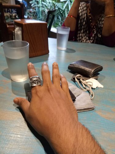 Customer photo review of ROYAL SIGNET CROWN RING