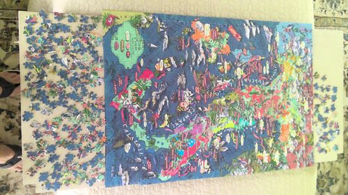 Customer photo review of Wine Puzzle - Italy