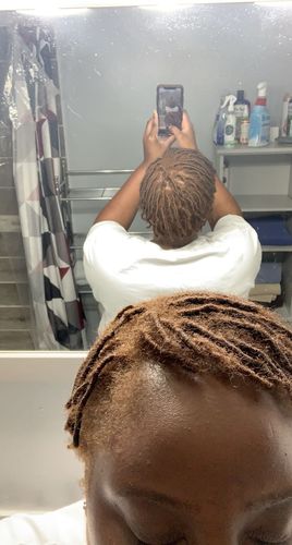 Customer photo review of Hair Growth Serum | 4 oz