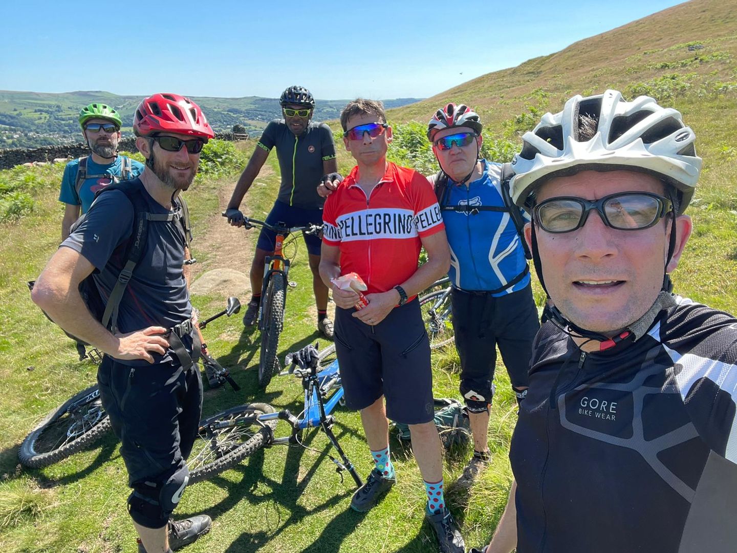Customer photo review of Retro San Pellegrino Cycling Jersey