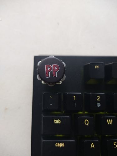 Customer photo review of Pewdiepie Tambo Keycap