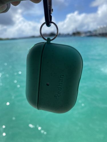 Customer photo review of Eco Friendly AirPod Pro Case - Turquoise