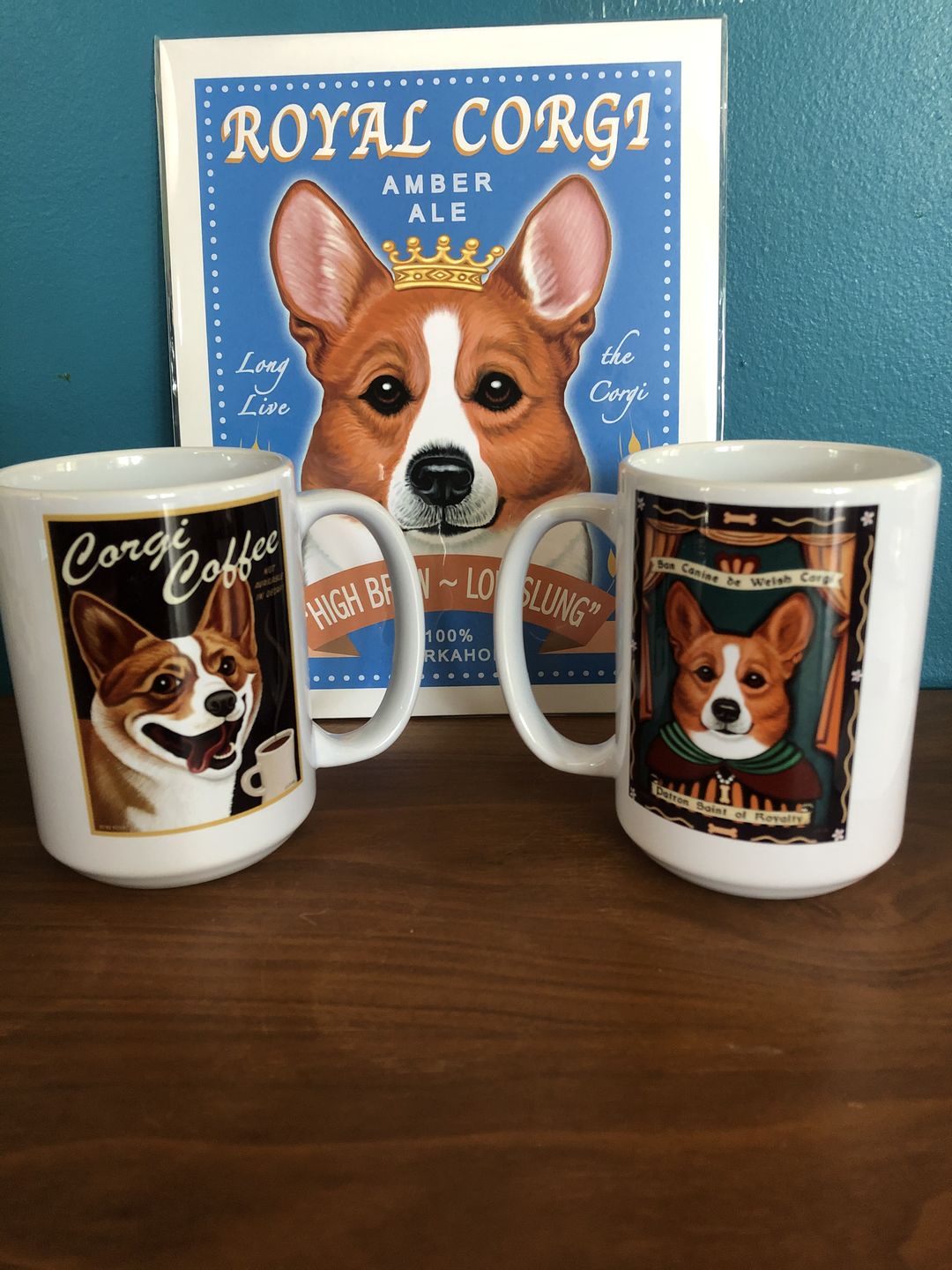Customer photo review of Corgi Art "Corgi Coffee" 15 oz. White Coffee Mug