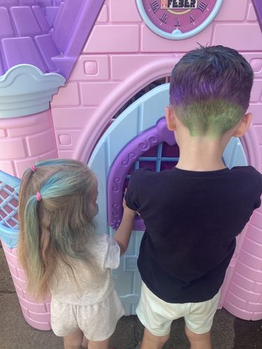 Customer photo review of Hair Color Wax