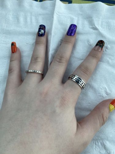Customer photo review of Vespani Spinning Anxiety Ring