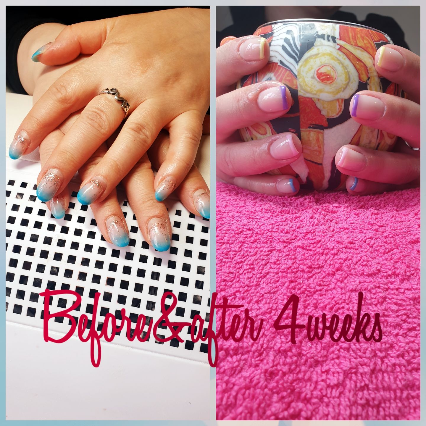 Customer photo review of Semilac Fiber Base UV Gel Polish 7 ml