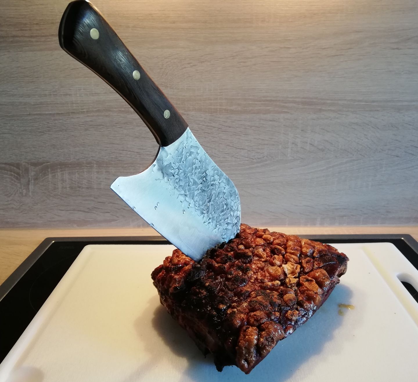 Customer photo review of Rustikales Hackmesser