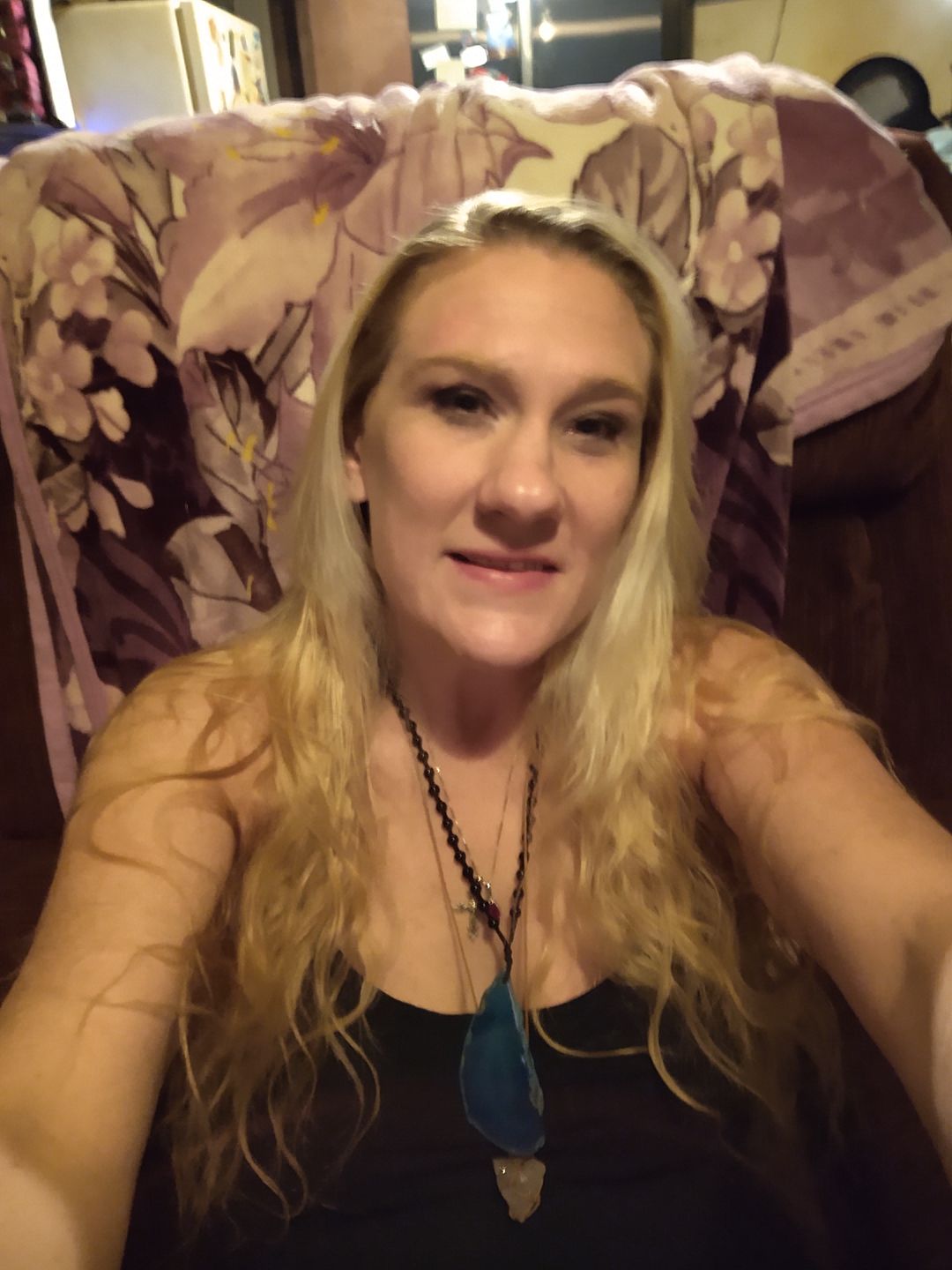 Customer photo review of Crystal Pentagram Necklace – Your Shield in Unsteady Times