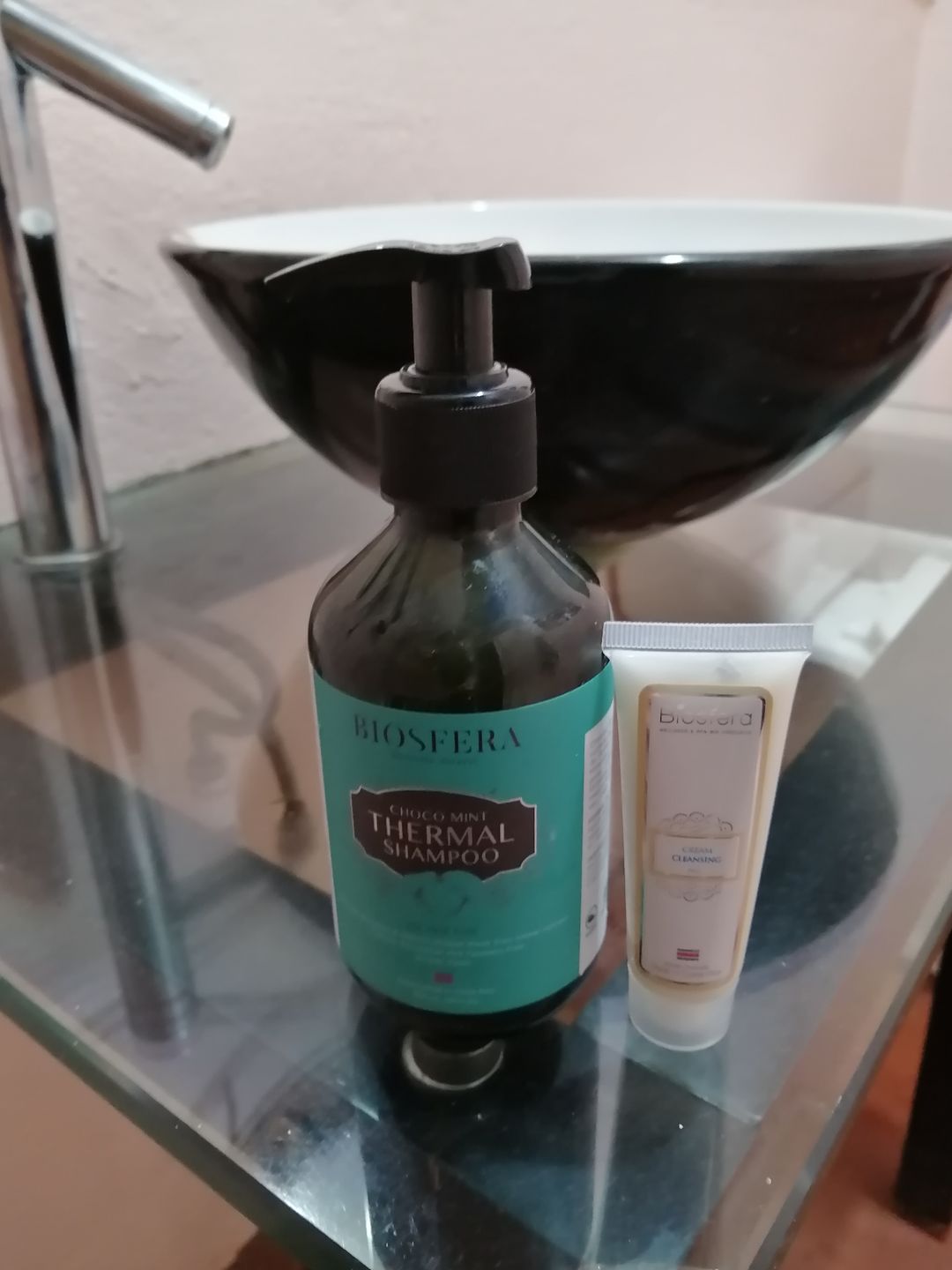 Customer photo review of Chocolate Mint Shampoo (Thermal Water)