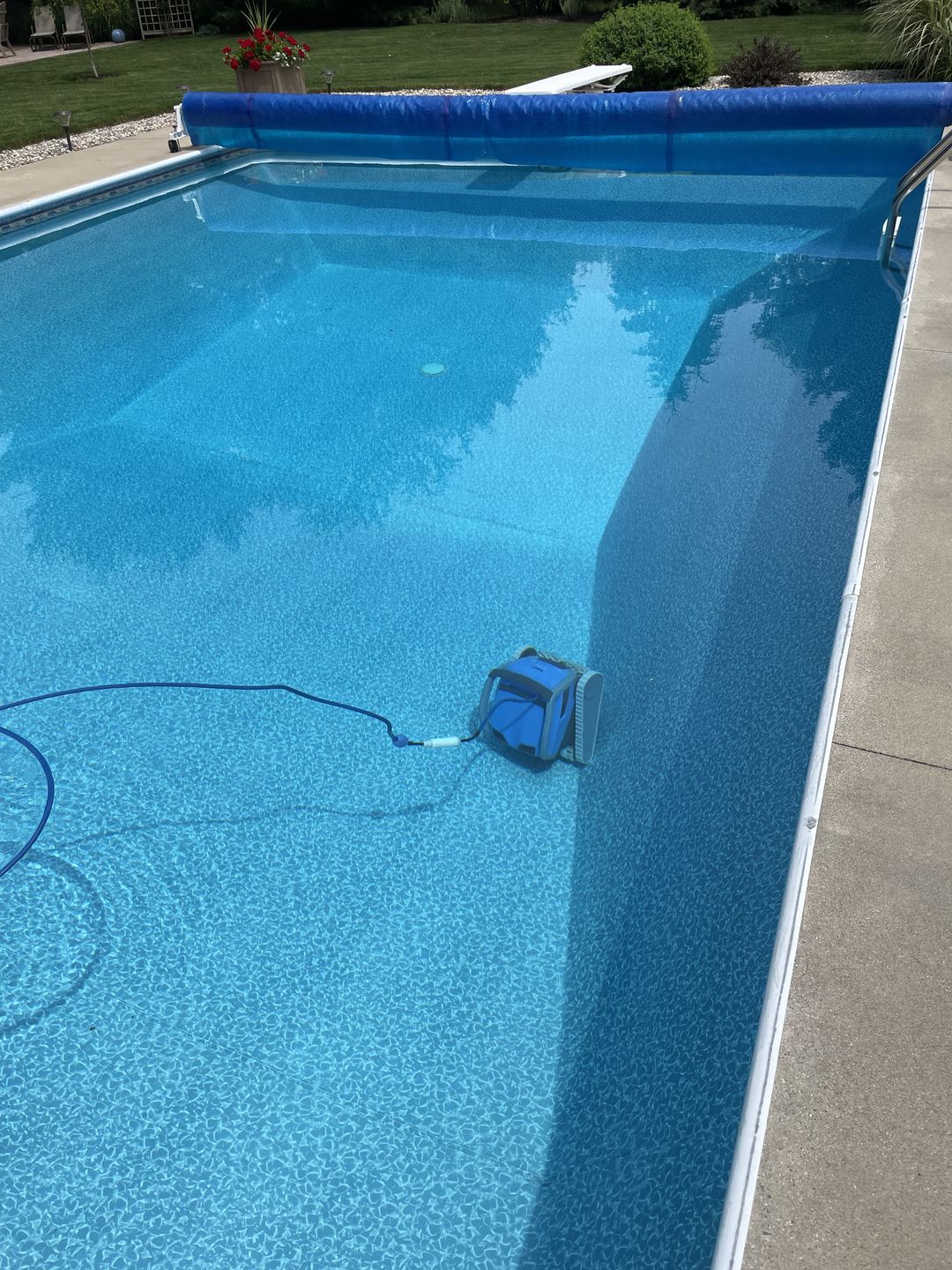 Customer photo review of Maytronics Dolphin M600 Robotic Pool Cleaner