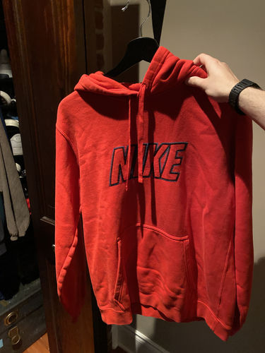 Customer photo review of Nike Spellout Hoodie Size Medium