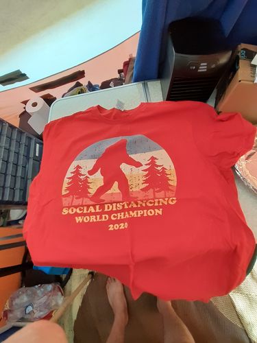 Customer photo review of Bigfoot Champ Heavy Cotton Tee