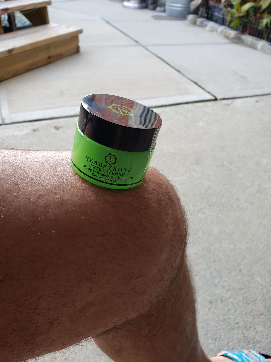 Customer photo review of Extra Strong Recovery Cream