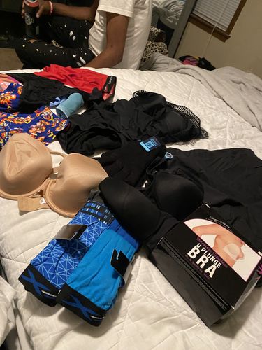 Customer photo review of Target Clothing Wholesale Box 12 for $35