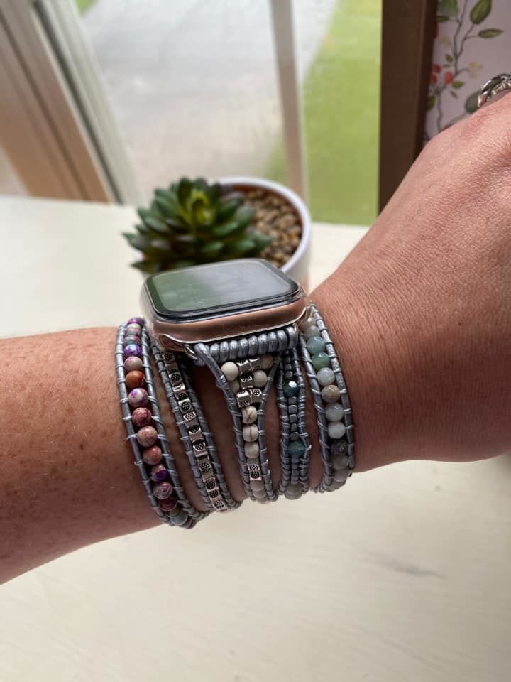 Customer photo review of Moonlight Goddess Apple Watch Strap