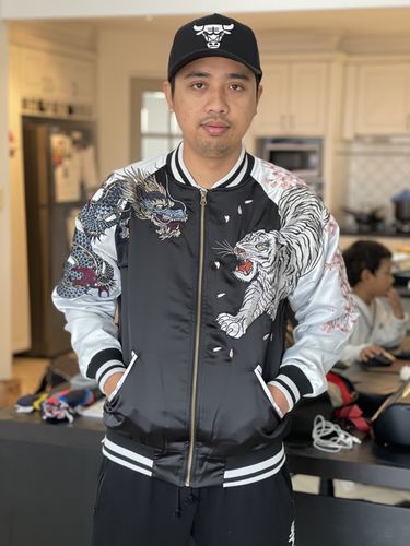 Customer photo review of Four Legendary Creatures Sukajan Souvenir Jacket
