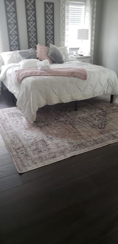 Customer photo review of Distressed Vintage Cezanne Blush Area Rug