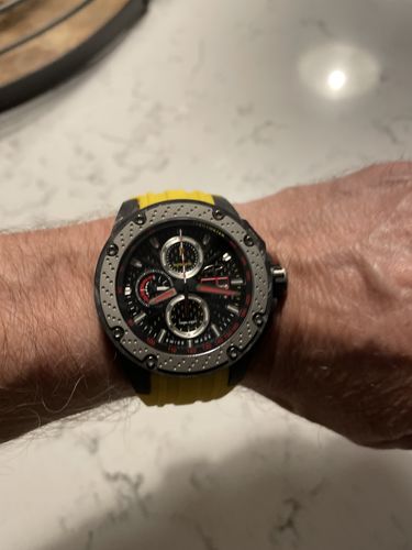 Customer photo review of G5 - Black Automatic Carbon Fiber Swiss Sport Chrono Watch