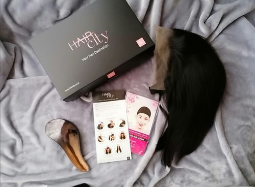 Customer photo review of Peruvian Lace front Wig Kourtney