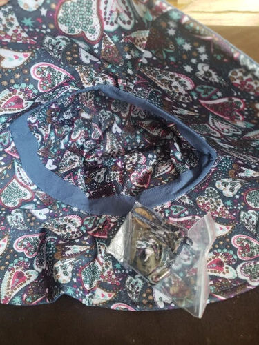 Customer photo review of Foldable Button Brim Hat