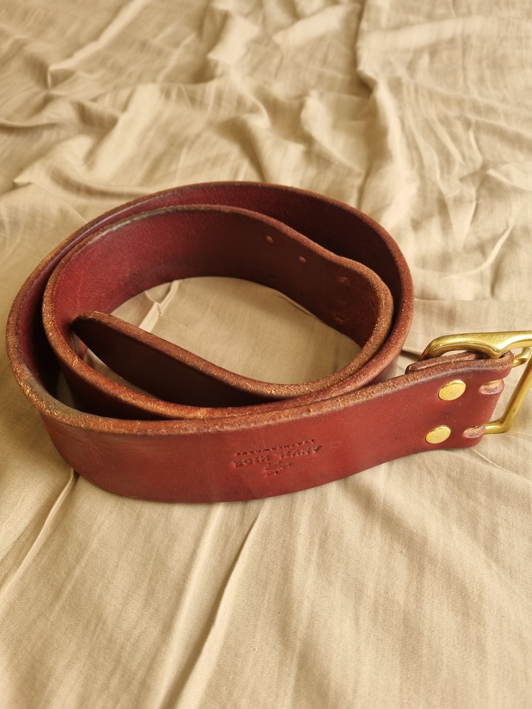 Customer photo review of The Wide Belt