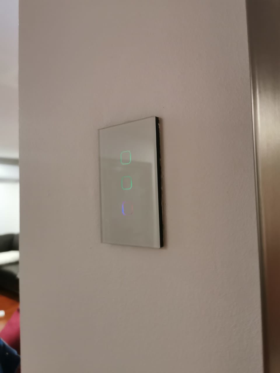 Customer photo review of Interruptor Wi-Fi 3 TECLAS