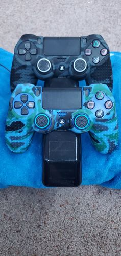 Customer photo review of Marine Blue Camo - PS4 Controller Skin