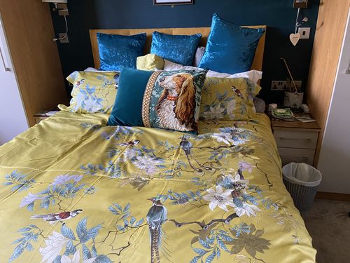 Customer photo review of Blue Birds - Bedding Set