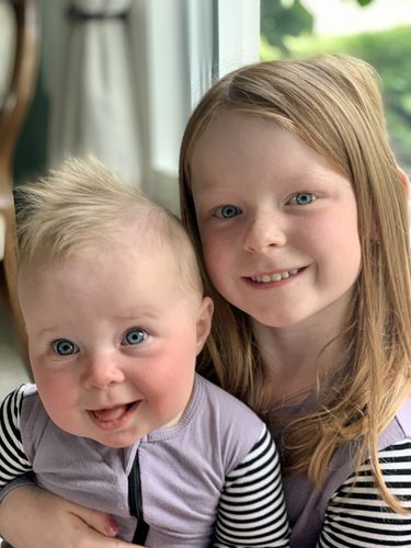 Customer photo review of Lavender Stripes Bamboo Sleeper